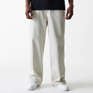 New York Yankees MLB Light Beige Chino Trousers-kentox