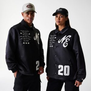 New Era Black Coaches Jacket-kentox