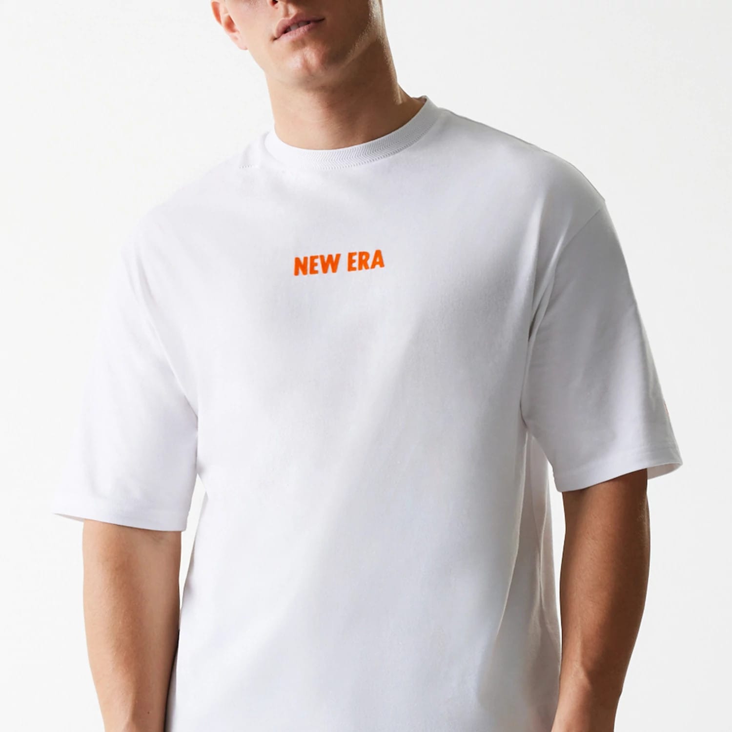 New Era Graphic White Oversized T-Shirt-kentox - Image 3