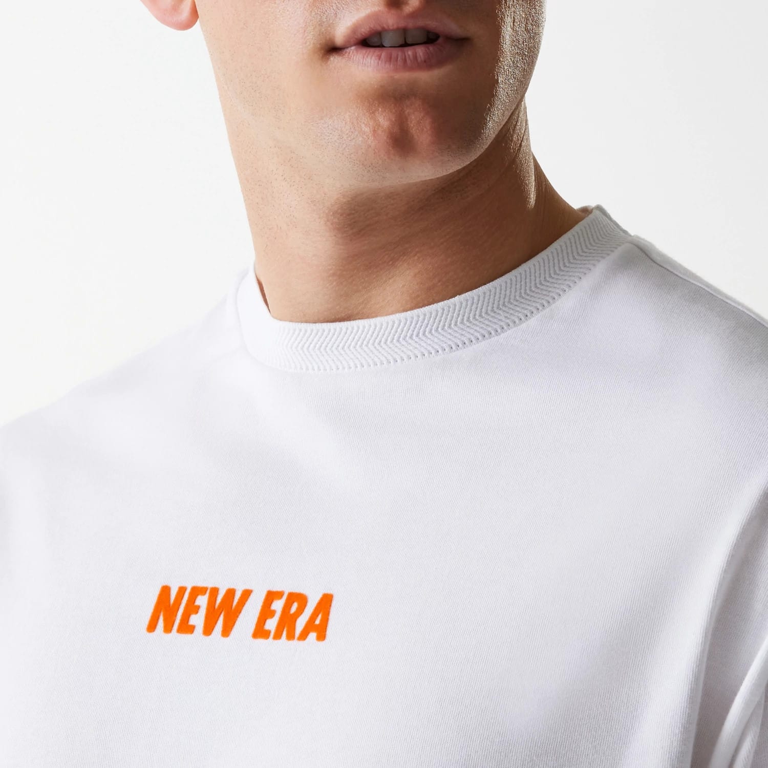 New Era Graphic White Oversized T-Shirt-kentox - Image 5
