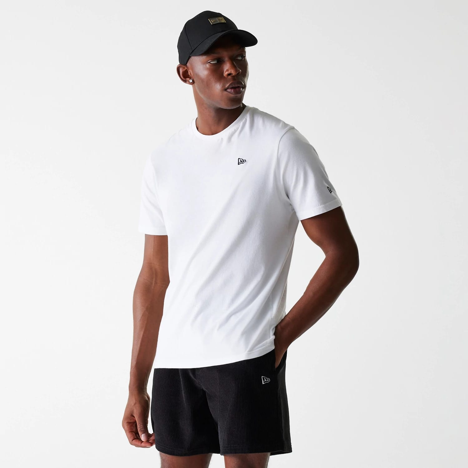 New Era Cord Black Shorts-kentox - Image 4
