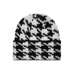 New Era Houdstooth Black Cuff Knit Beanie Hat-kentox