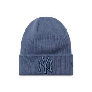 New York Yankees Youth MLB League Essential Dark Blue Cuff Knit Beanie Hat-kentox