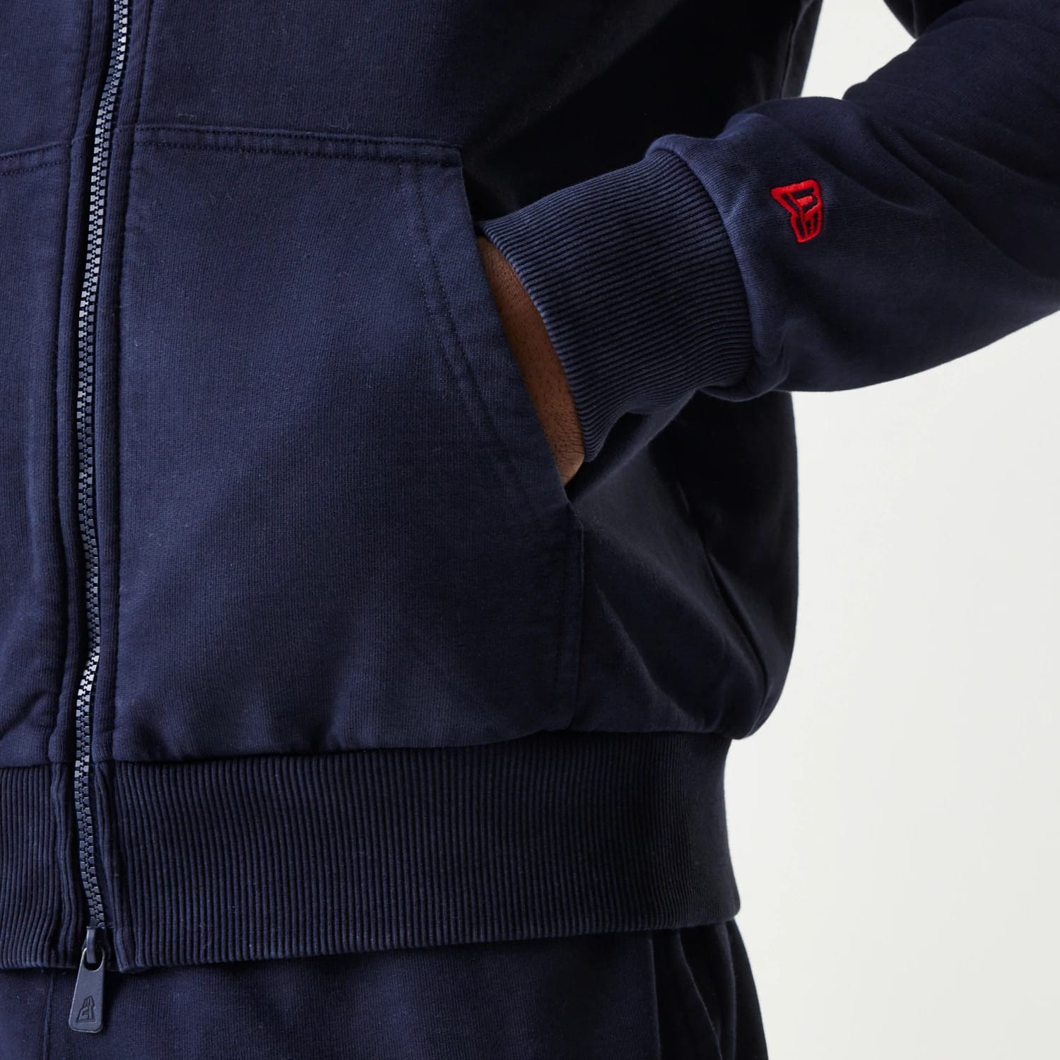Red Bull Racing Dark Blue Oversized Full Zip Hoodie-kentox - Image 6