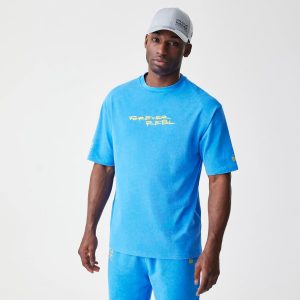 Red Bull Racing Back Graphic Blue Oversized T-Shirt-kentox