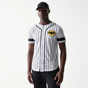 New Era Batman Pinstripe White Jersey-kentox