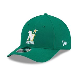 Minnesota North Stars NHL Team Green 9FORTY M-Crown Adjustable Cap-kentox