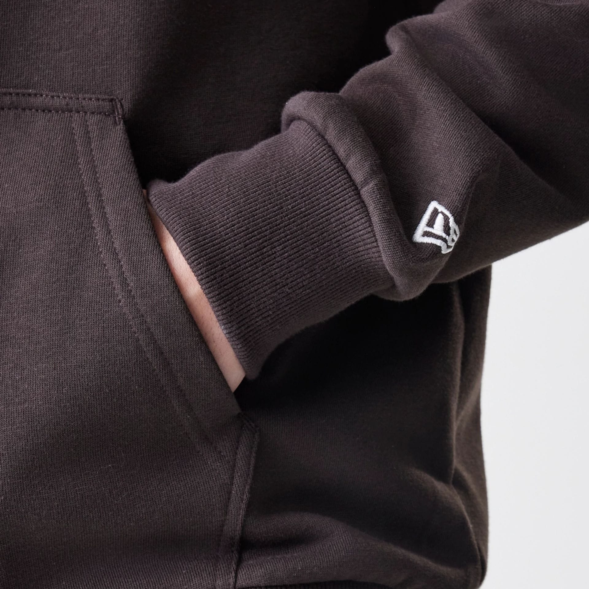 New York Yankees MLB Midi League Essential Dark Brown Full Zip Hoodie-kentox - Image 5