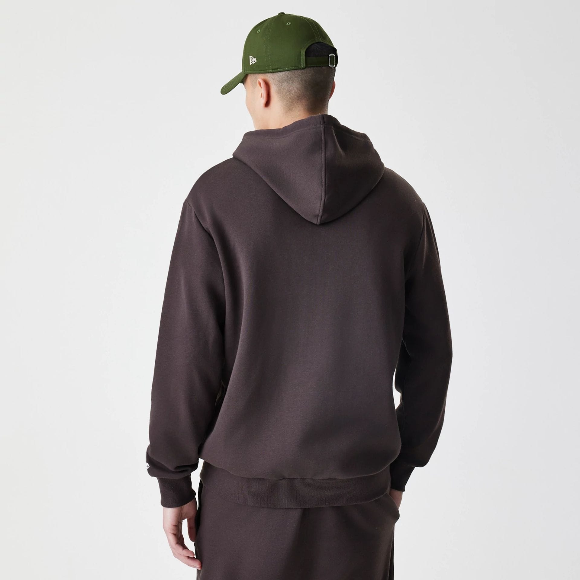 New York Yankees MLB Midi League Essential Dark Brown Full Zip Hoodie-kentox - Image 2