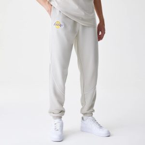 LA Lakers NBA Piping Cream Joggers-kentox