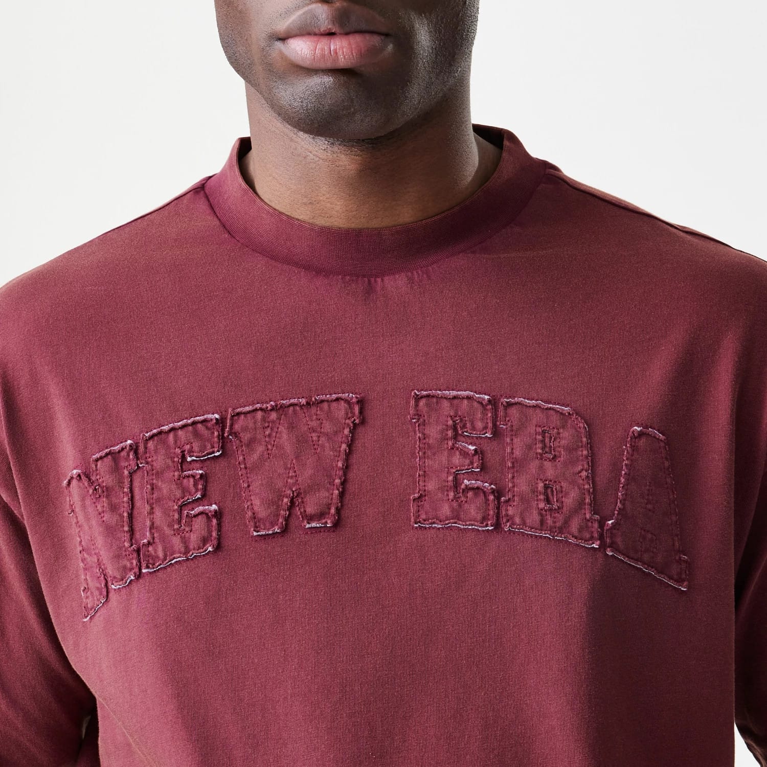 New Era Washed Dark Red Oversized T-Shirt-kentox - Image 5
