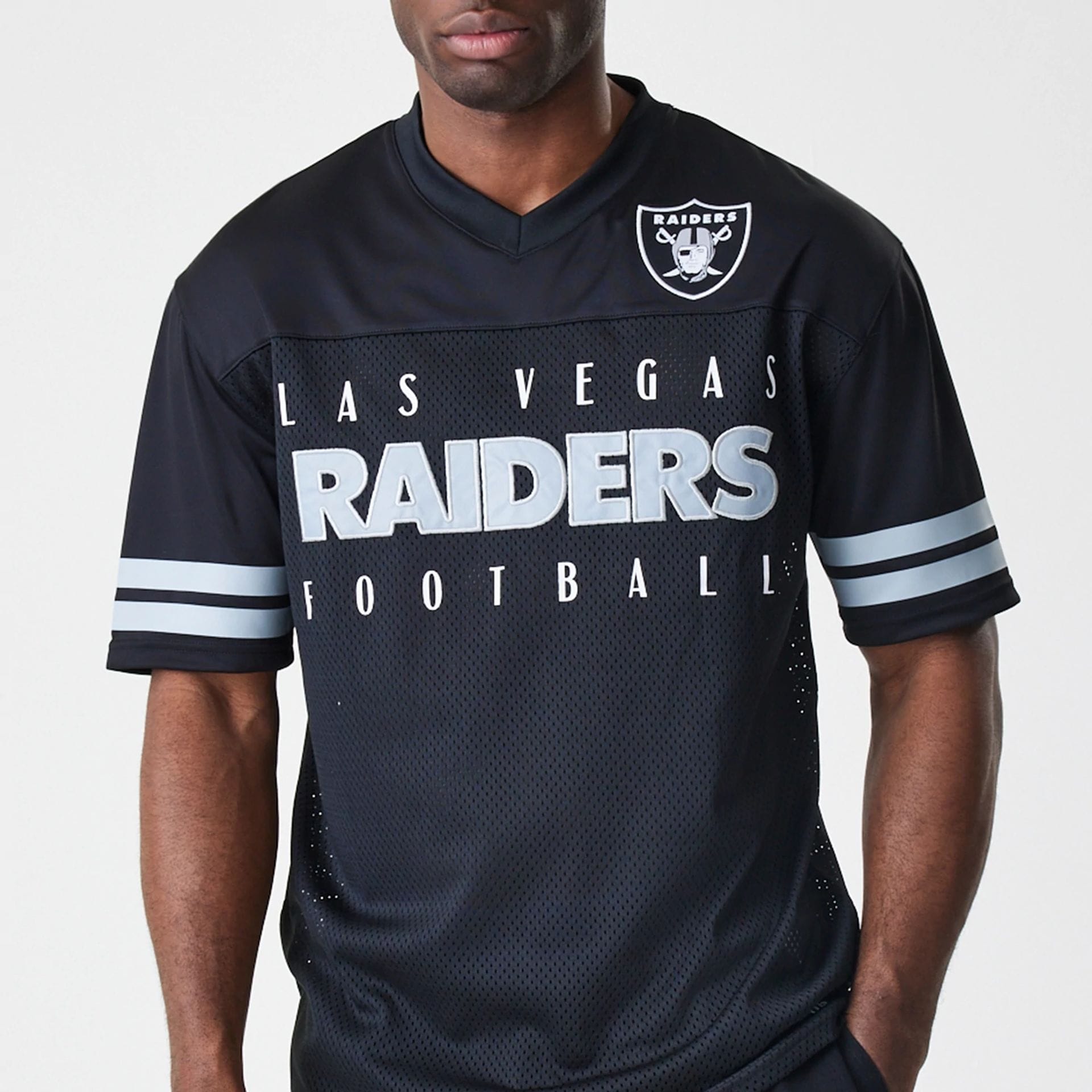 Las Vegas Raiders NFL Mesh Black Jersey-kentox - Image 3