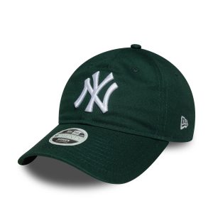 New York Yankees Womens MLB League Essential Dark Green 9TWENTY Adjustable Cap-kentox