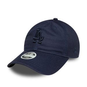 LA Dodgers Womens MLB League Essential Midi Navy 9TWENTY Adjustable Cap-kentox