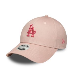 LA Dodgers Womens MLB League Essential Pastel Pink 9FORTY Adjustable Cap-kentox