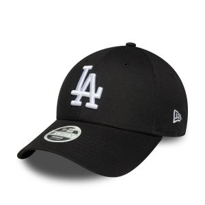 LA Dodgers Womens MLB League Essential Black 9FORTY Adjustable Cap-kentox