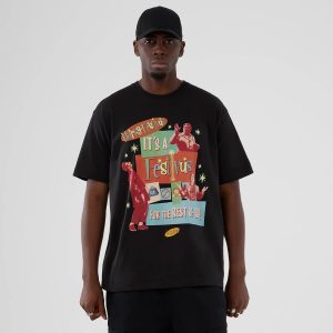 Seinfeld Lifestyle Graphic Black T-Shirt-kentox