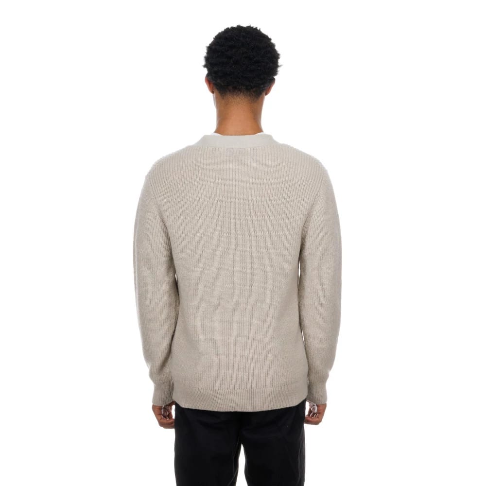 New York Yankees MLB Throwback Prep Light Beige Cardigan-kentox - Image 2