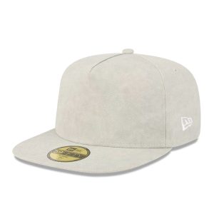 New Era Light Cream 59FIFTY A-Frame Fitted Cap-kentox