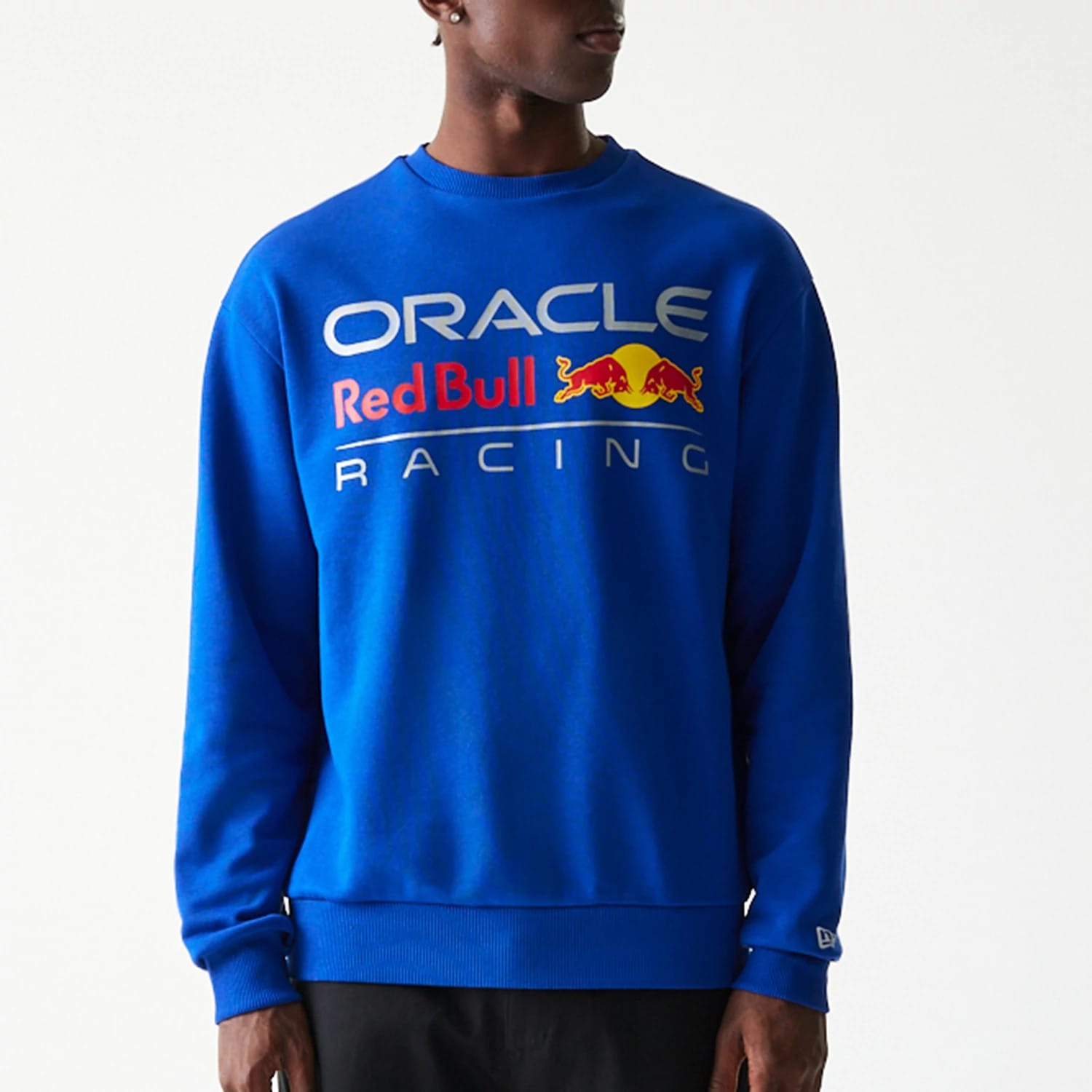 Red Bull Racing Blue Oversized Crew Neck Sweater-kentox - Image 3