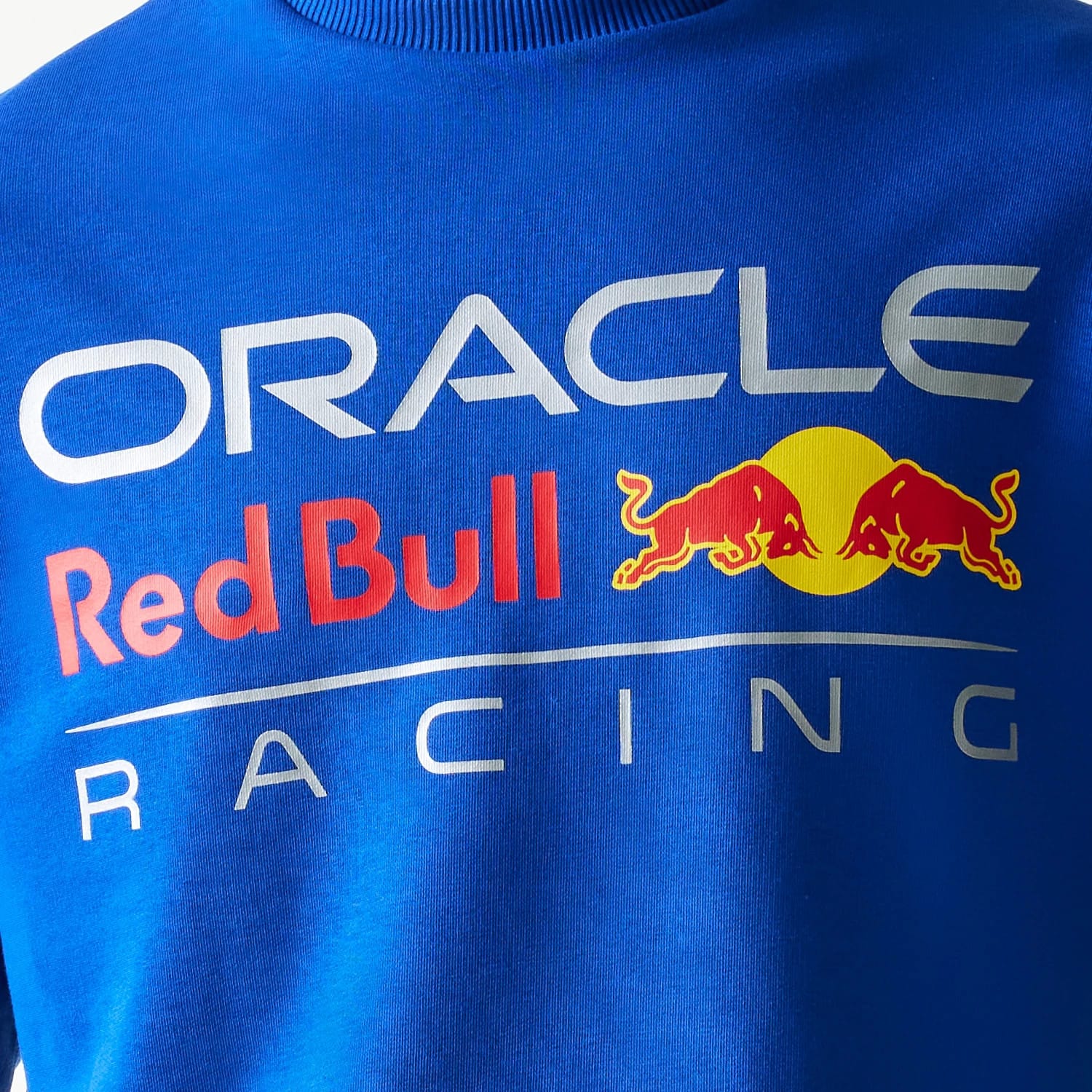 Red Bull Racing Blue Oversized Crew Neck Sweater-kentox - Image 5