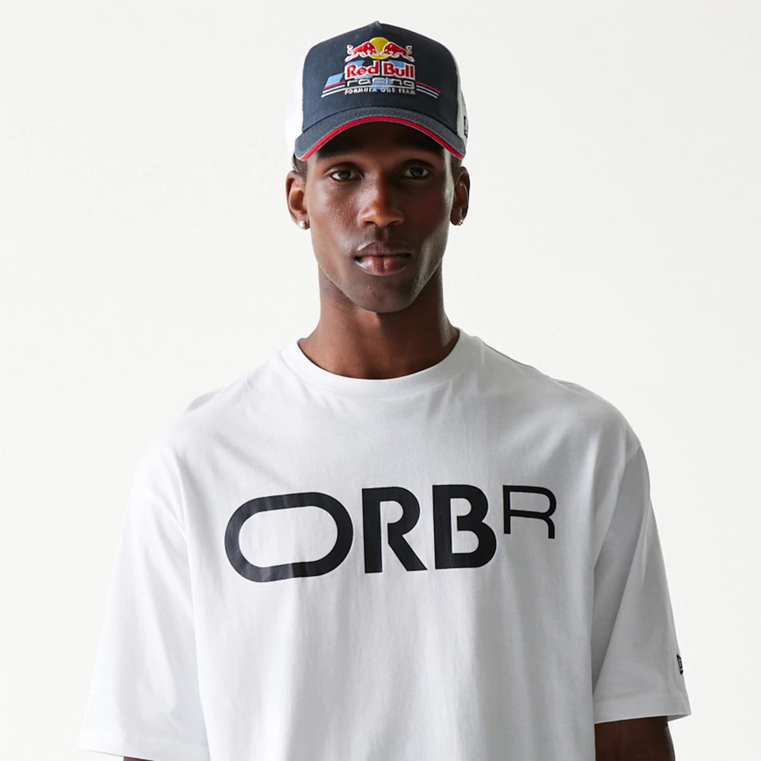 Red Bull Racing Profile White Oversized T-Shirt-kentox - Image 5