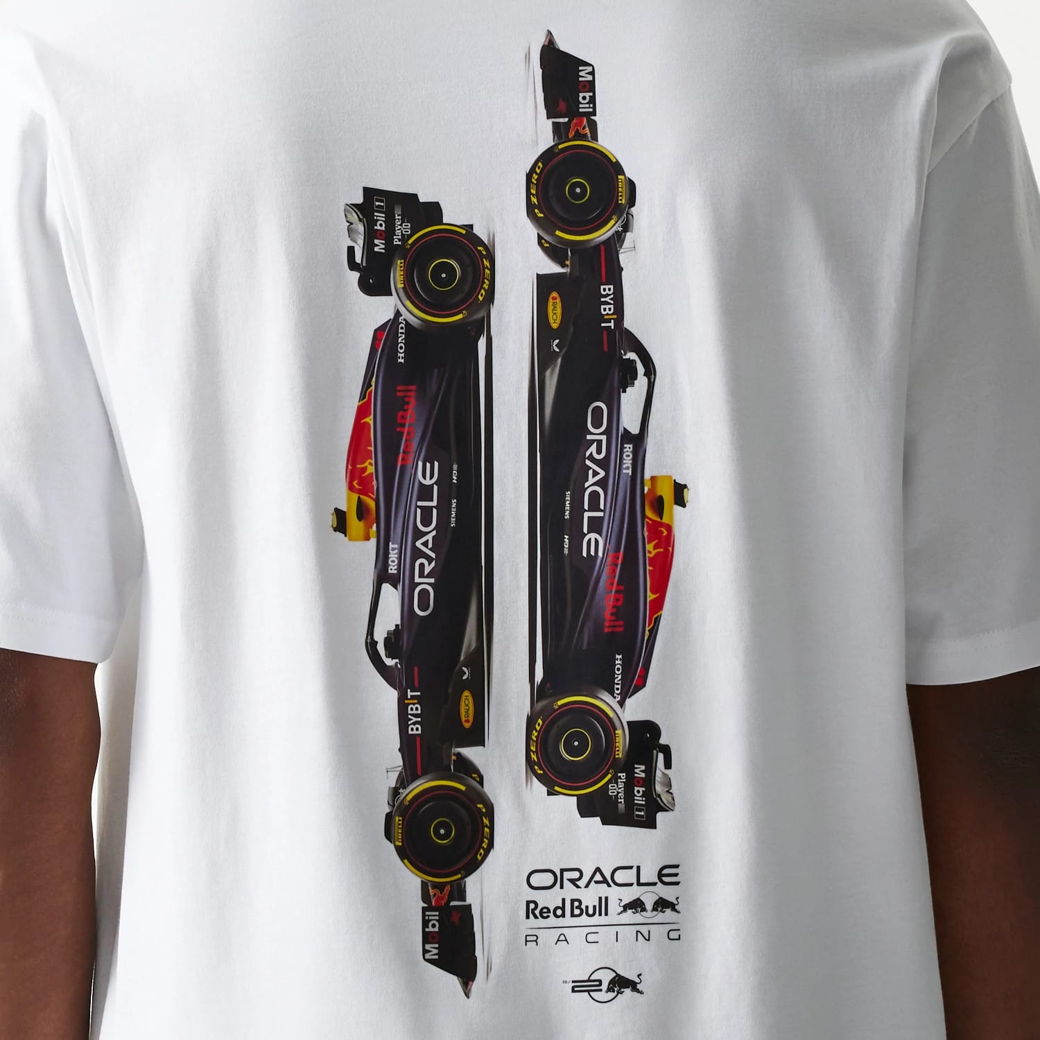 Red Bull Racing Profile White Oversized T-Shirt-kentox - Image 4