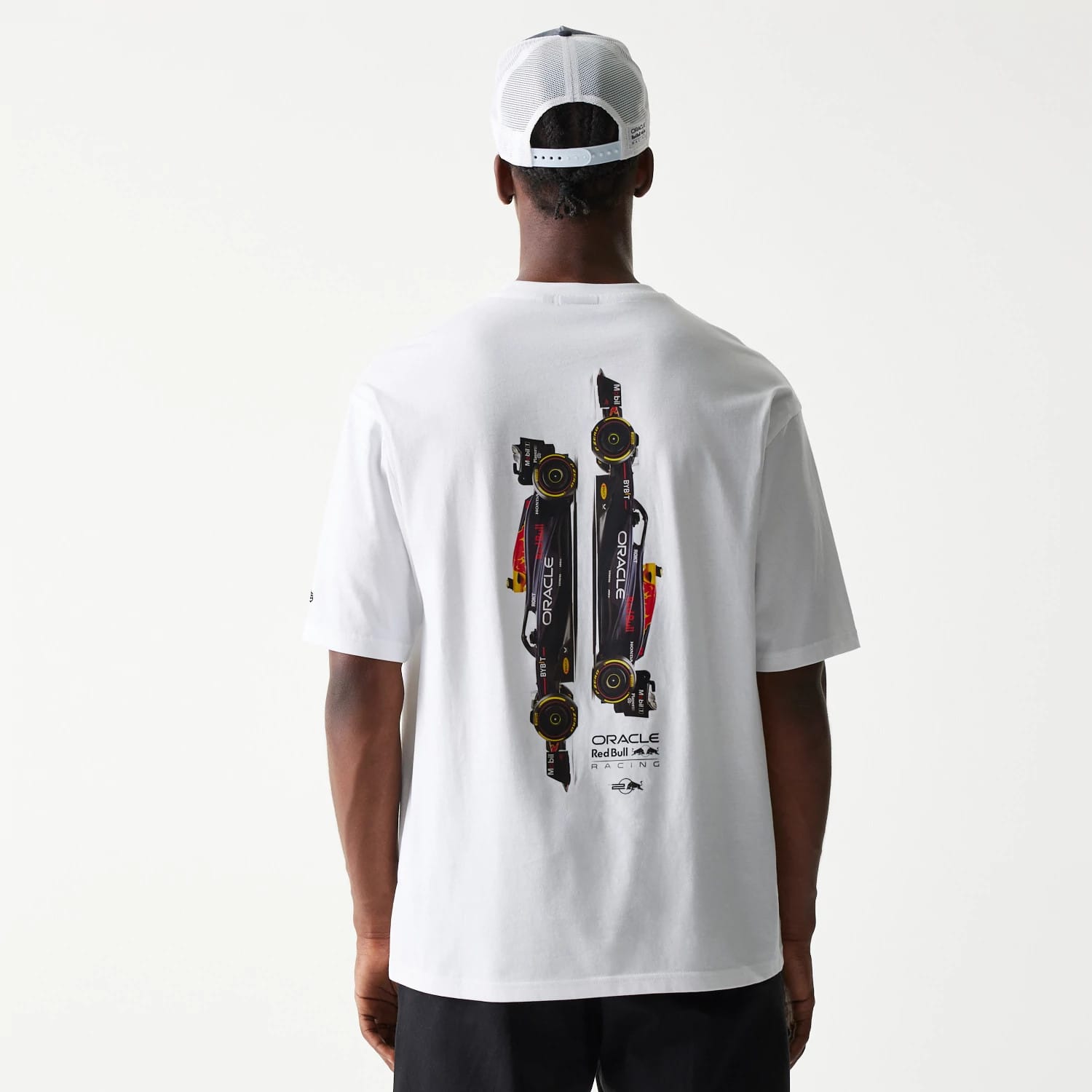 Red Bull Racing Profile White Oversized T-Shirt-kentox - Image 2