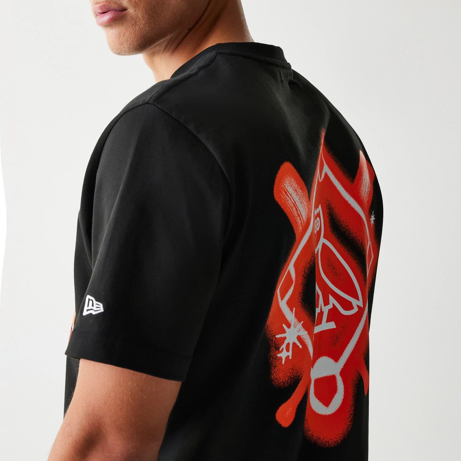 San Francisco Giants OVO x MLB Black T-Shirt-kentox - Image 5
