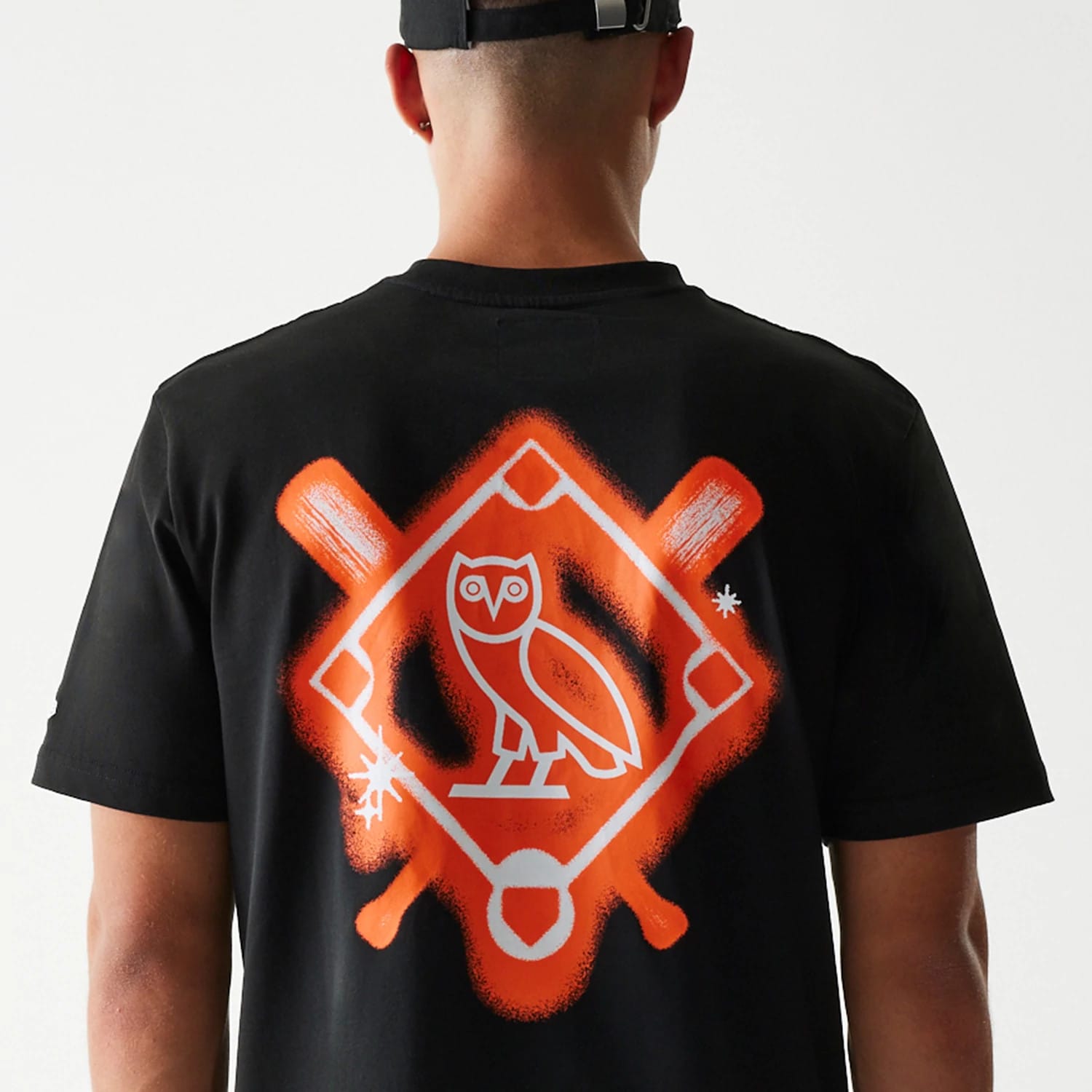 San Francisco Giants OVO x MLB Black T-Shirt-kentox - Image 7