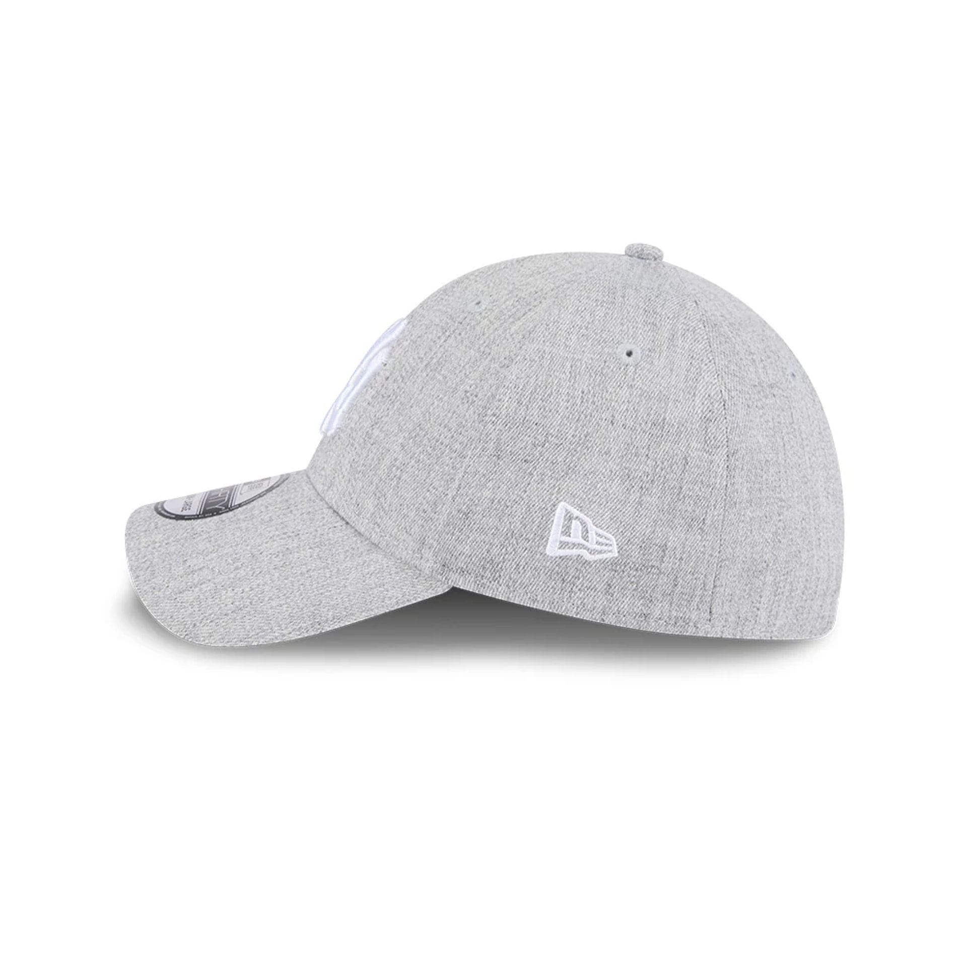 New York Yankees MLB Heather Grey 39THIRTY Stretch Fit Cap-kentox - Image 4
