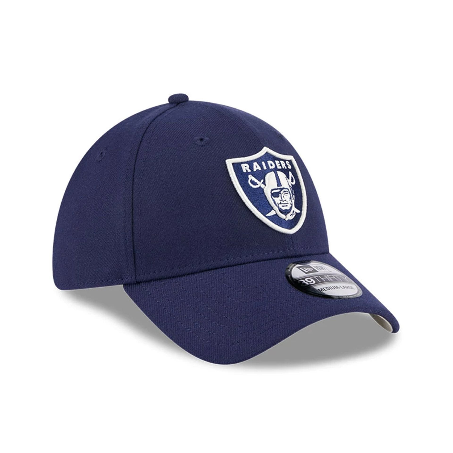 Las Vegas Raiders NFL Lifestyle Navy 39THIRTY Stretch Fit Cap-kentox - Image 4