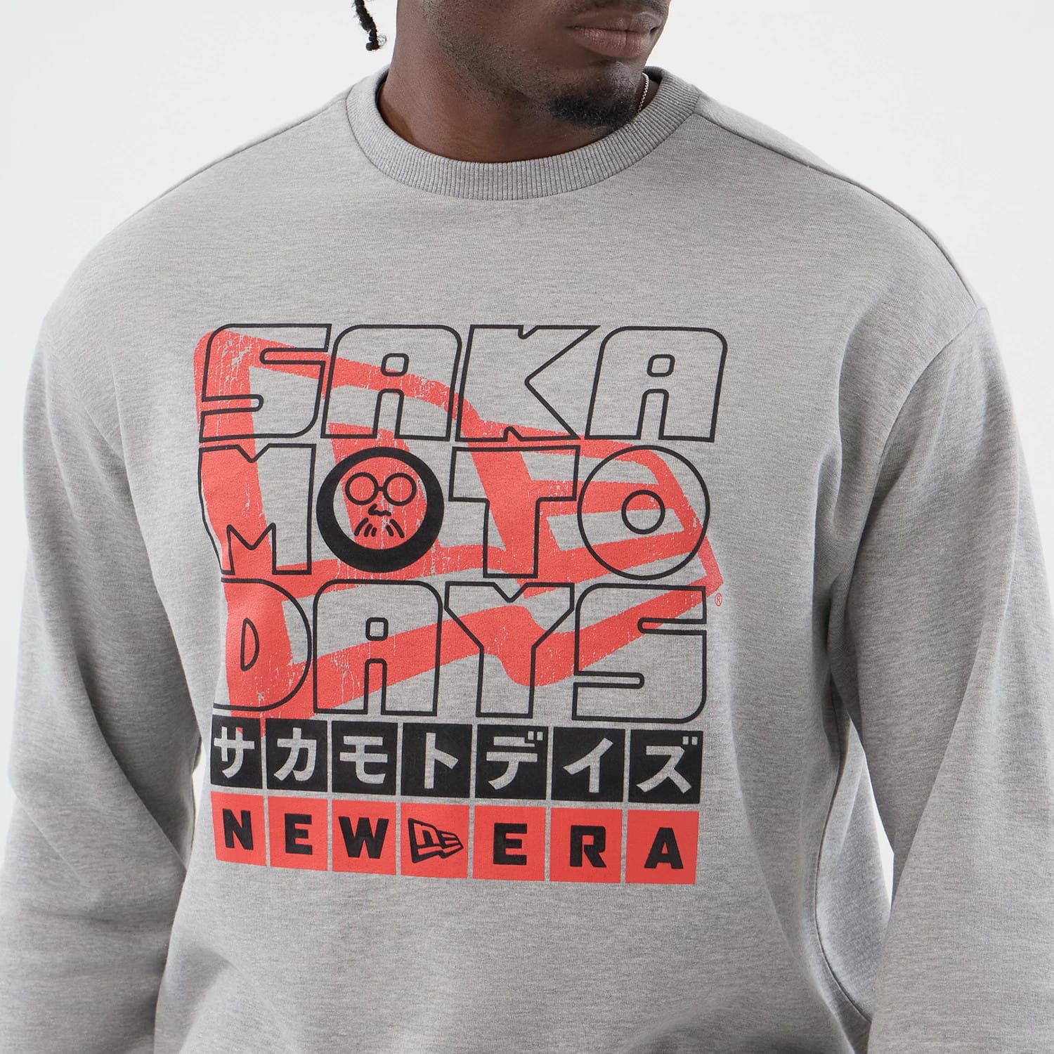 Sakamoto Days Netflix Grey Crew Neck Sweater-kentox - Image 3