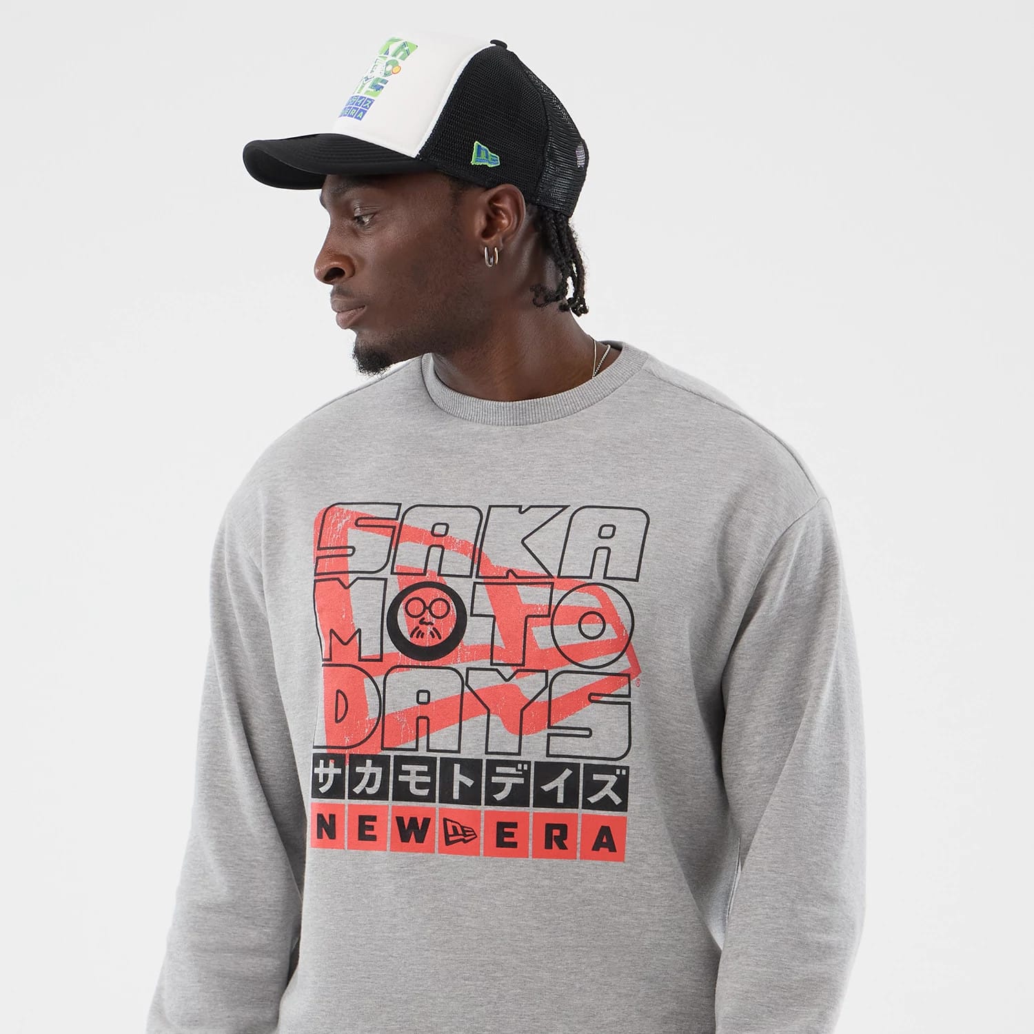 Sakamoto Days Netflix Grey Crew Neck Sweater-kentox - Image 5
