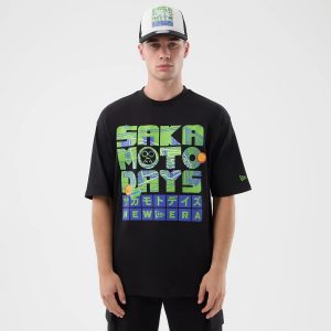 Sakamoto Days Netflix Black T-Shirt-kentox