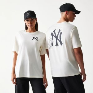 New York Yankees MLB Food Graphic Open White T-Shirt-kentox