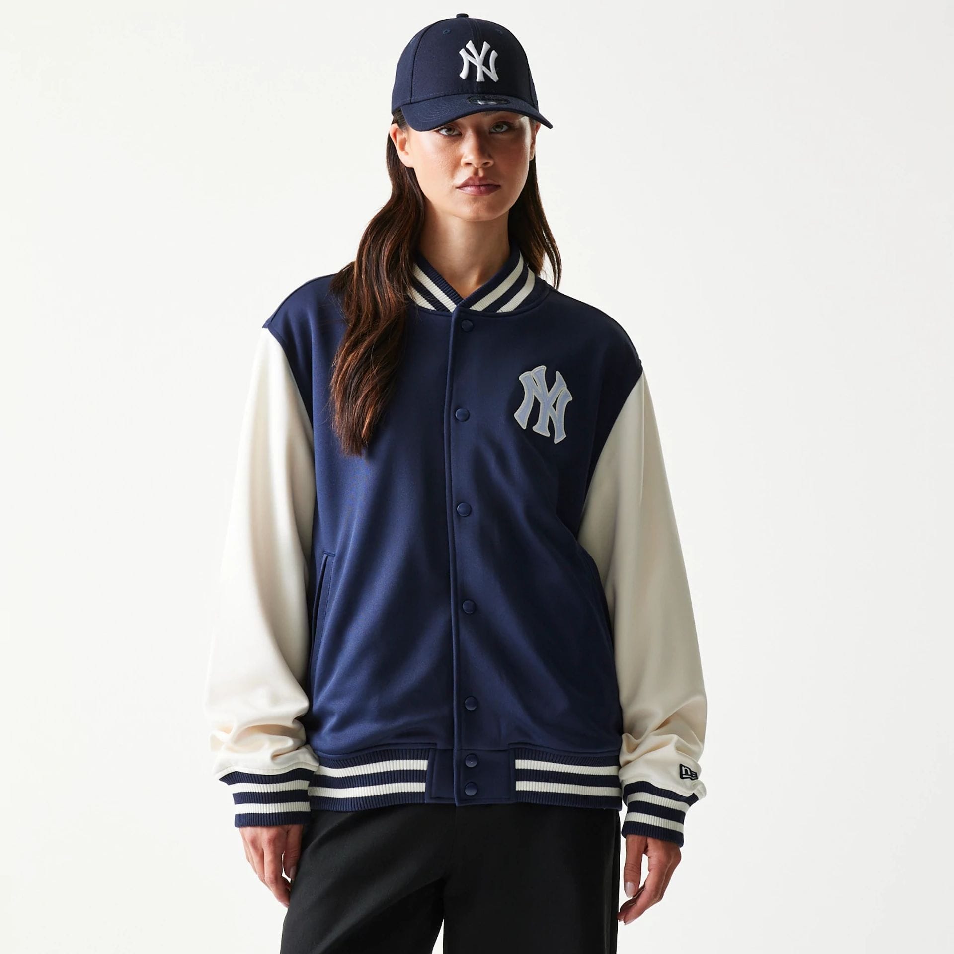 New York Yankees MLB Navy Bomber Jacket-kentox - Image 4