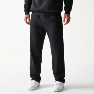 New Era Tech Black Straight Leg Joggers-kentox