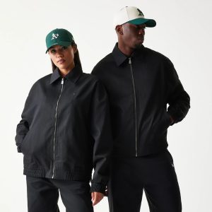 New Era Collared Black Jacket-kentox