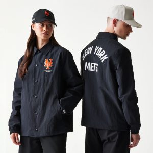 New York Mets MLB Coaches Black Jacket-kentox