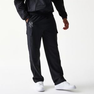 New York Yankees MLB Utility Black Straight Leg Cargo Joggers-kentox