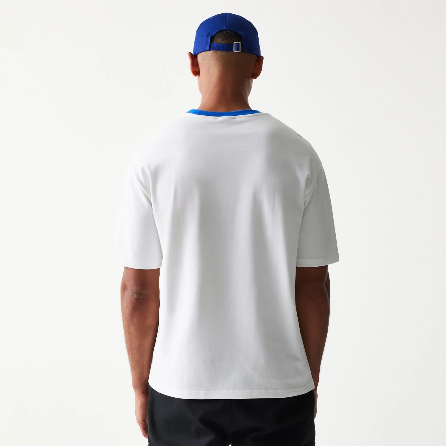 New Era Script White Oversized T-Shirt-kentox - Image 2