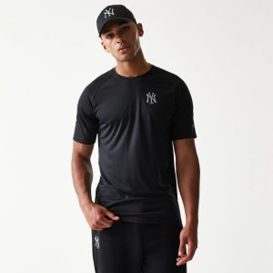 New York Yankees MLB Black T-Shirt-kentox