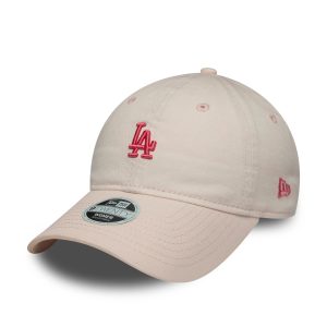 LA Dodgers Womens MLB Washed Mini Pastel Pink 9TWENTY Cap-kentox