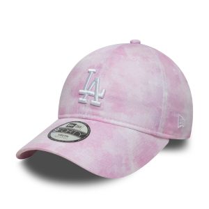 LA Dodgers Youth MLB Tie Dye Pastel Pink 9TWENTY Cap-kentox