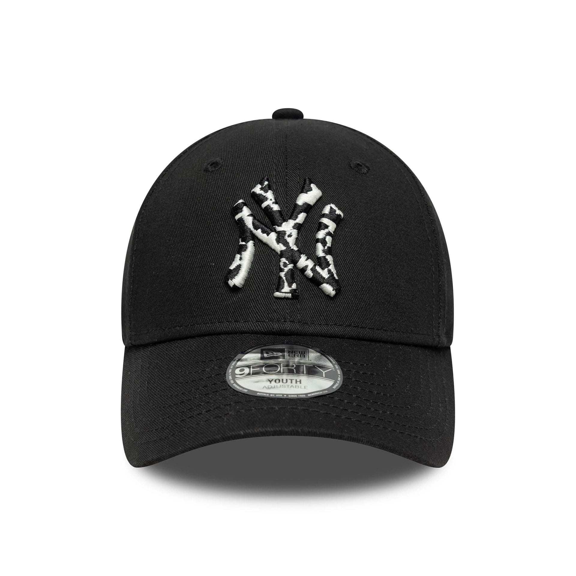 New York Yankees Youth MLB Animal Infill Black 9FORTY Cap-kentox - Image 2