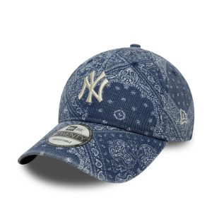New York Yankees MLB Washed Paisley Navy 9TWENTY Cap-kentox