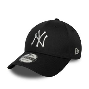 New York Yankees MLB Metallic Black 9FORTY Cap-kentox