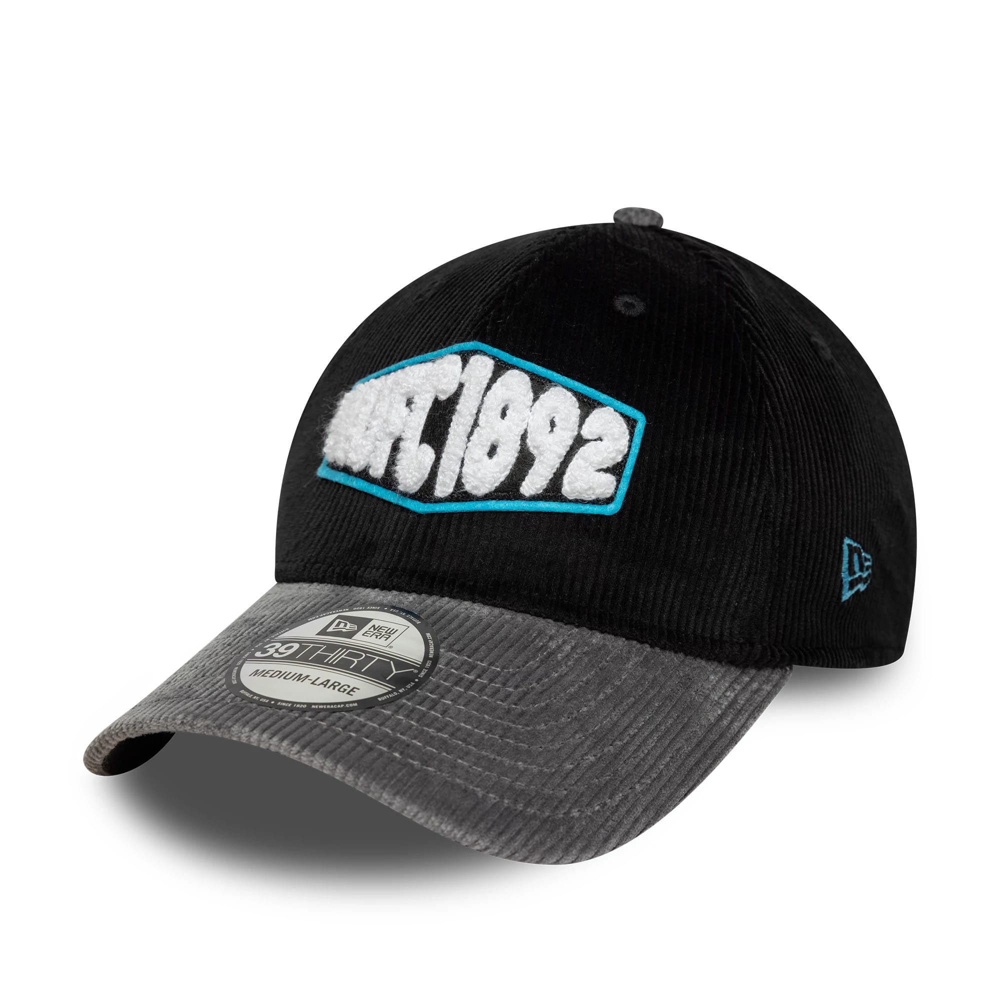 Newcastle United FC Cord Black 39THIRTY Stretch Fit Cap-kentox - Image 3