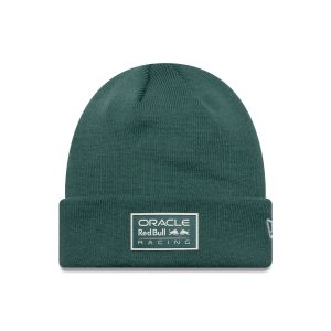 Red Bull Racing Dark Green Cuff Knit Beanie Hat-kentox